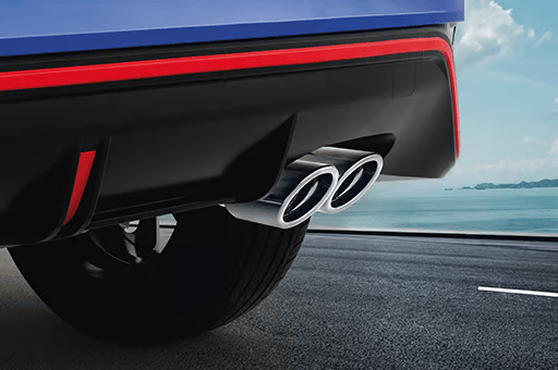 Hyundai Creta N Line twin tip muffler